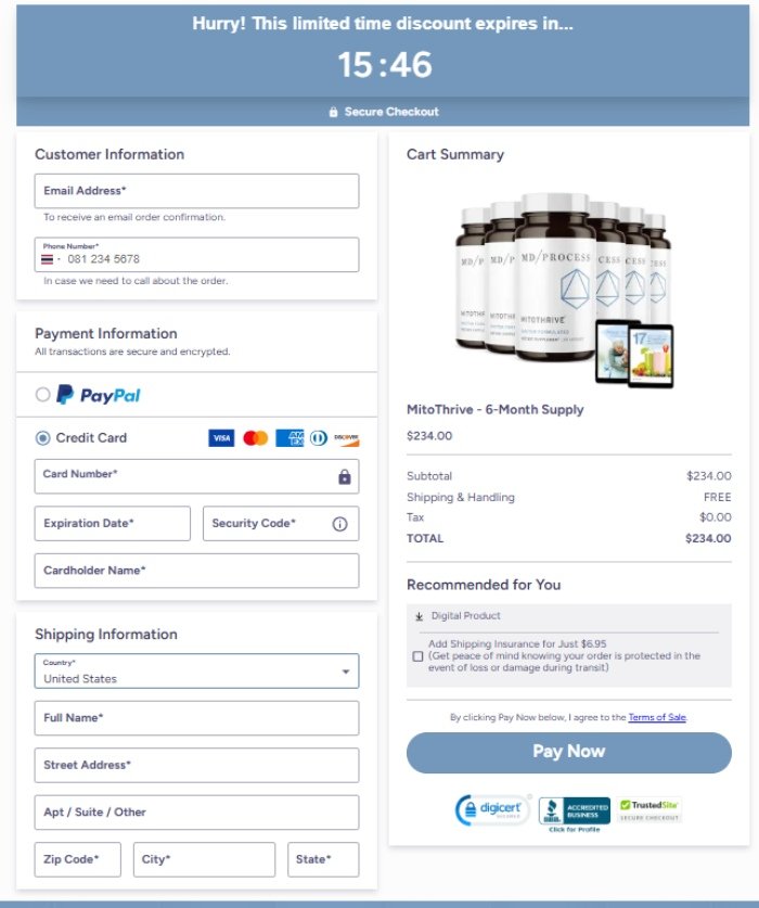 MitoThrive-Payment-Invoice
